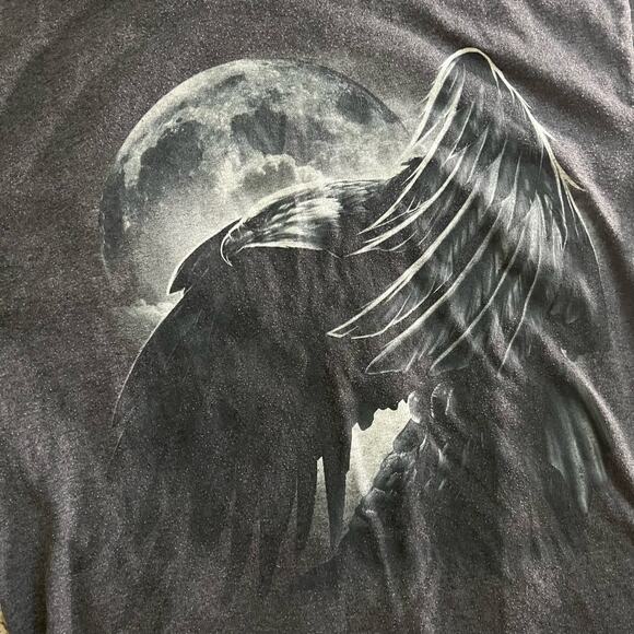 Vintage Eagle Moon T-Shirt - Picture 3 of 4